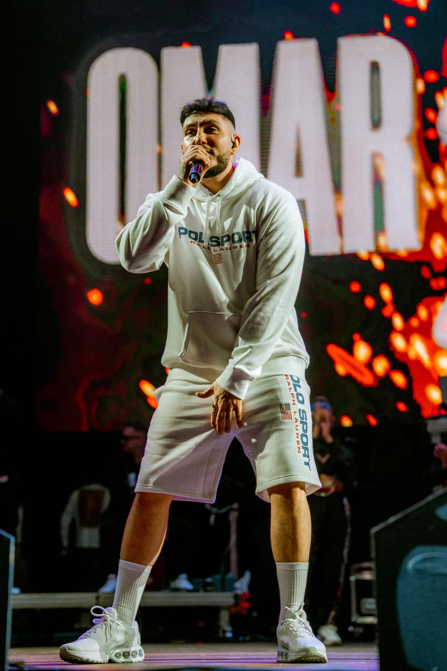 Omar Montes actuando en directo en Boombastic Gijón 2024 - fotografía de Noland Live